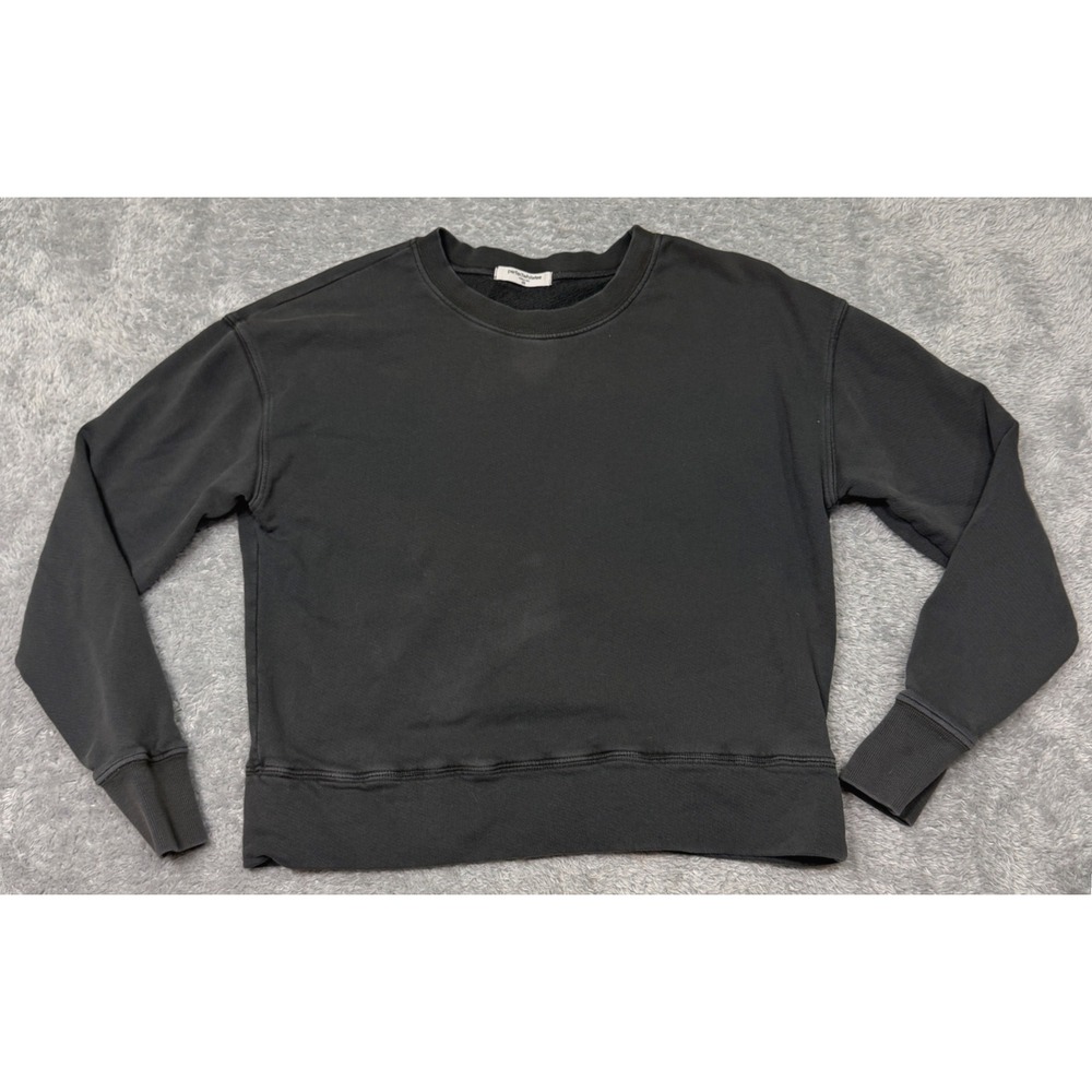 perfectwhitetee Sweatshirt Women XS Gray Tyler Crewneck Recycled Cotton USA
